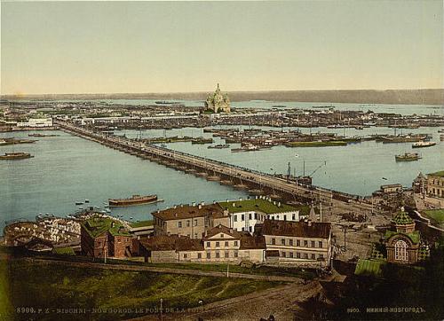 старая открытка Нижний Новгород