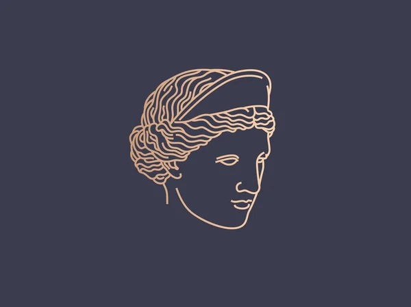 Афродита логотип вектор — стоковый вектор