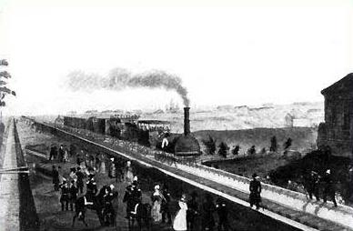 Первая железная дорога в России