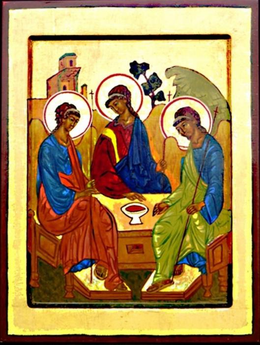 икона святой троицы фото