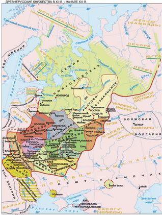 киевское княжество географическое положение