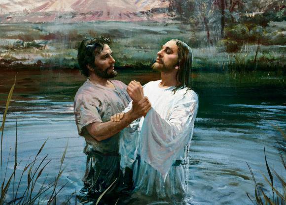 крещение в реке иордан 