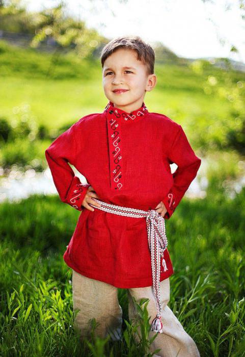 славянская детская одежда