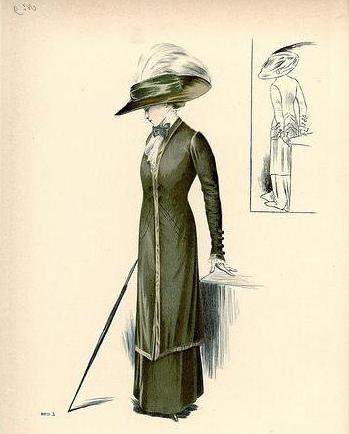 женская мода начала 20 века