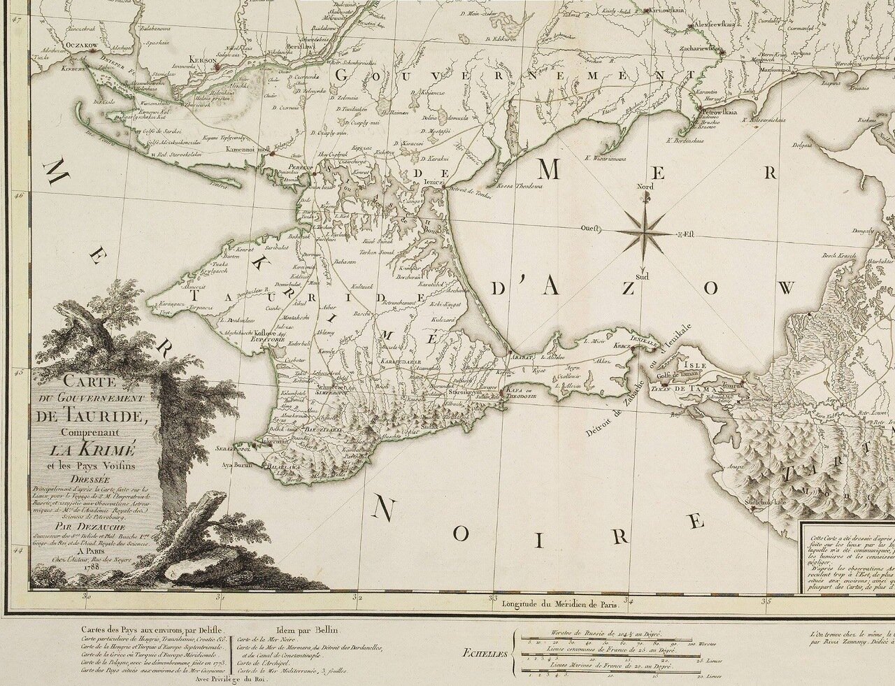 1788. Карта Крыма
