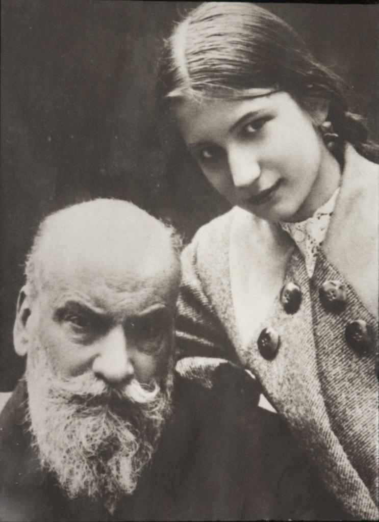 Николай Егорович Жуковский с дочерью Еленой