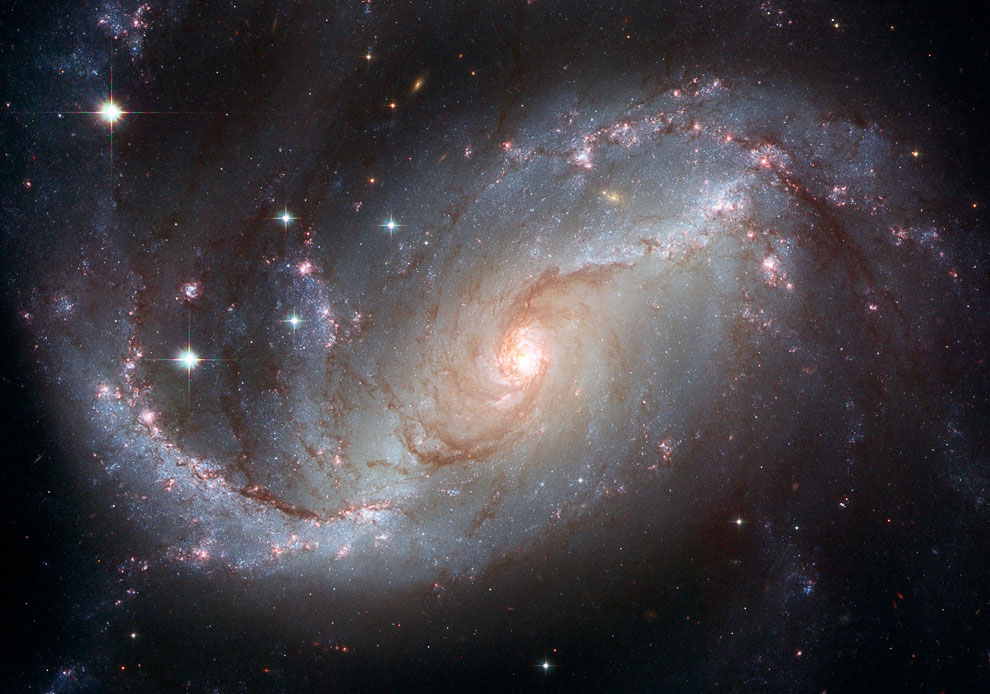 Спиральная галактика с перемычкой NGC 1672