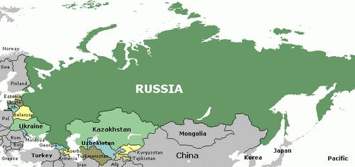 карта россии и снг