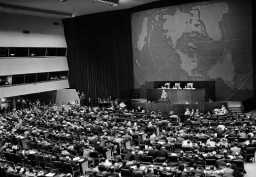 Заседание Организации Объединённых Наций