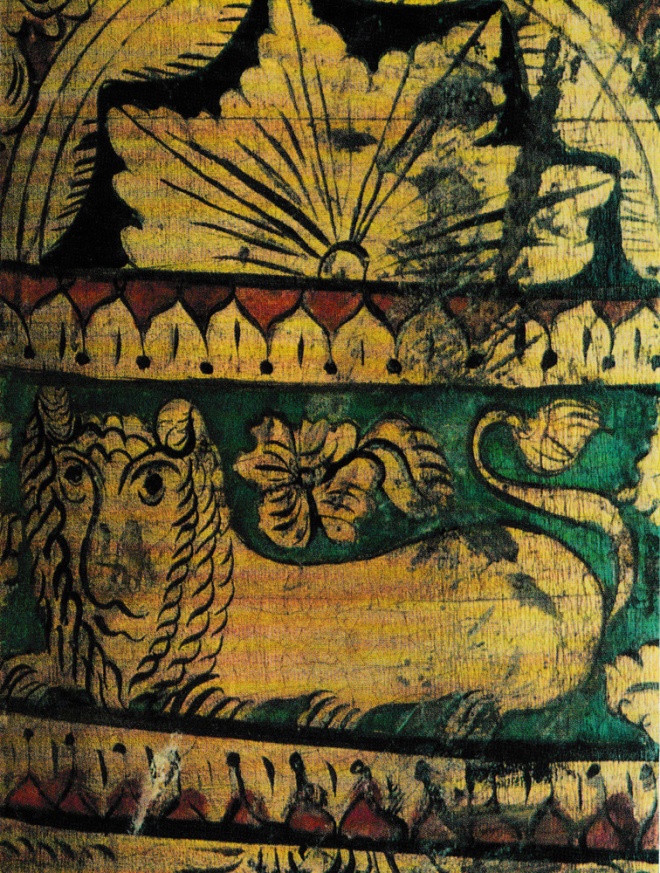 Деталь росписи дуги. Вторая половина XIX века
