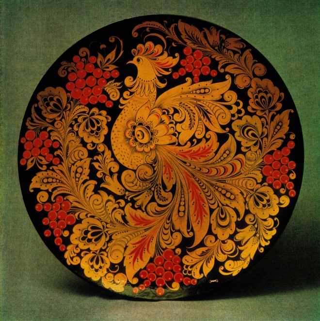 Декоративное панно «Жар птица». 1970