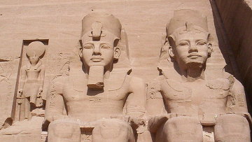 Статуи фараона Рамзеса II