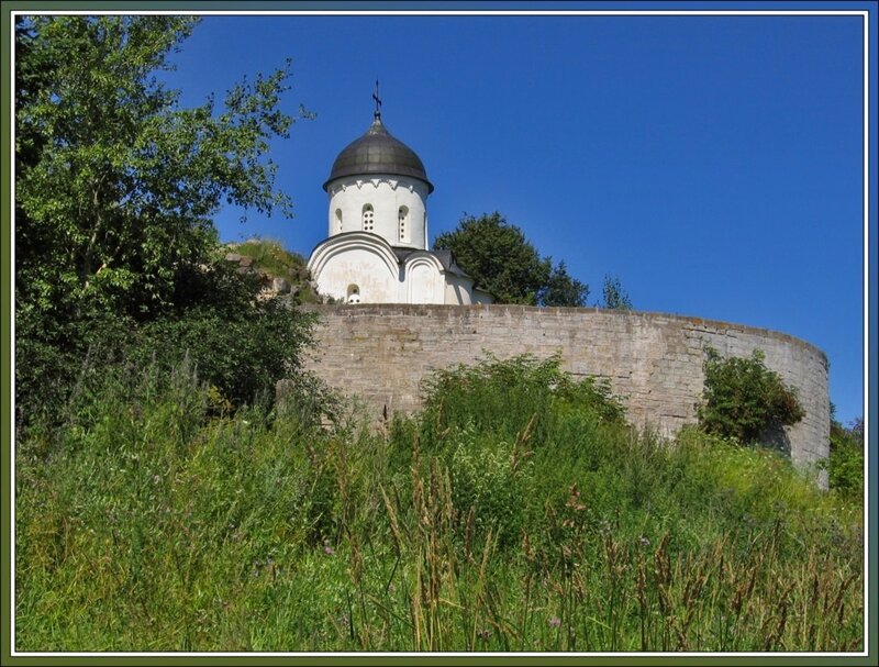 Вид на Староладожскую крепость с Волхова, Старая Ладога