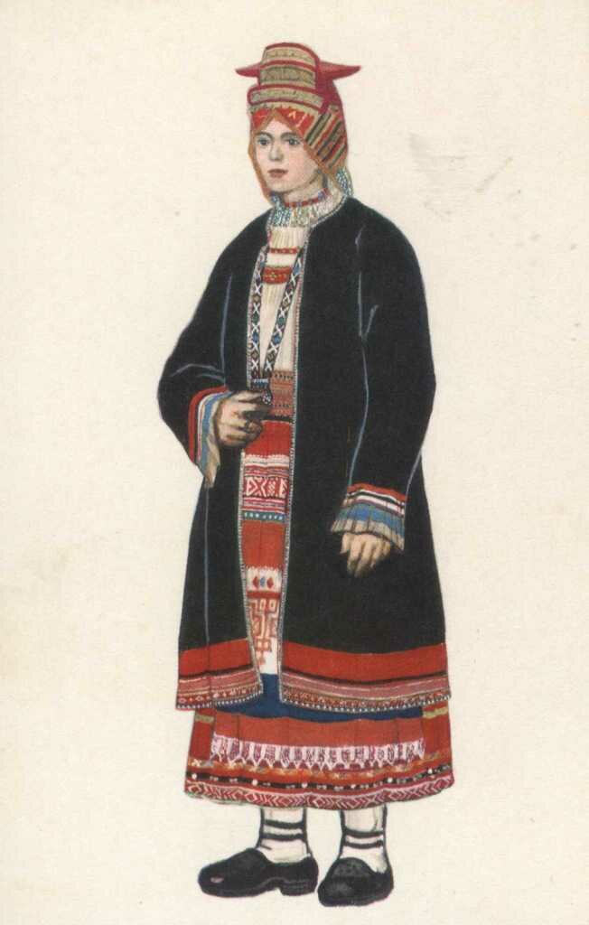 женский костюм Тульской губернии