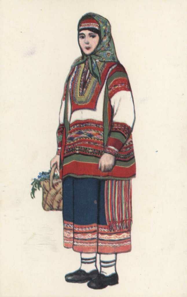 женский костюм Пензенской губернии