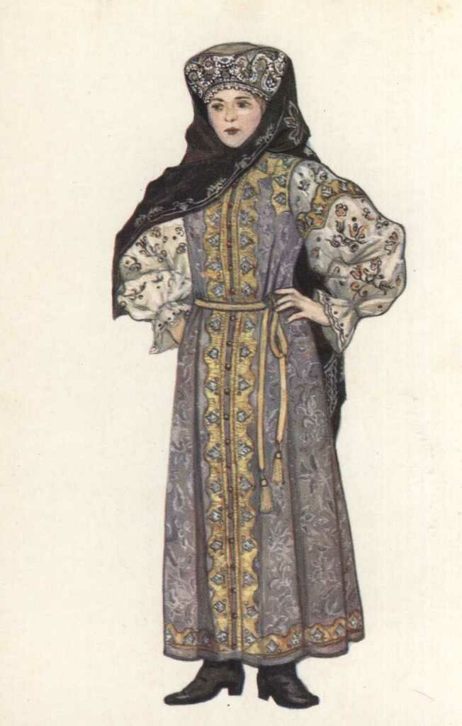 костюм уральской казачки