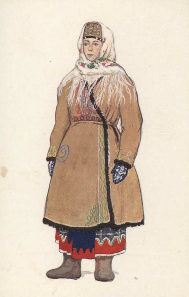 женский костюм для поездок в дальнюю дорогу - Центральные райноны России