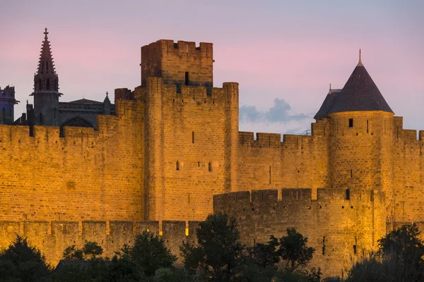 Крепость Каркассон - Франция — стоковое фото