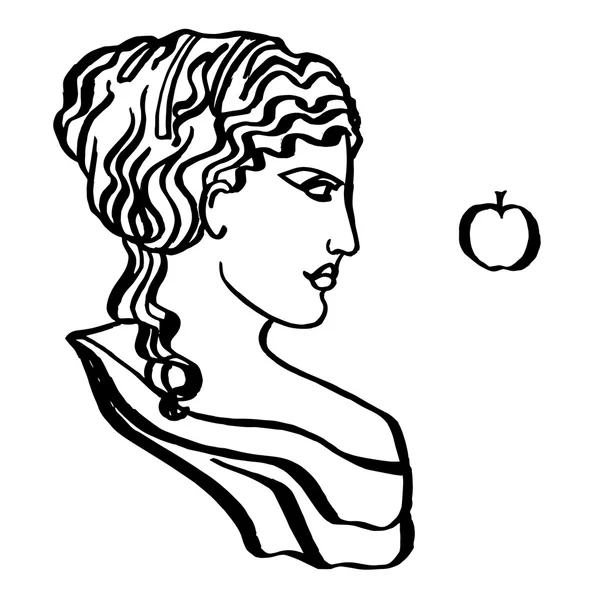 Древнегреческой богини — стоковый вектор