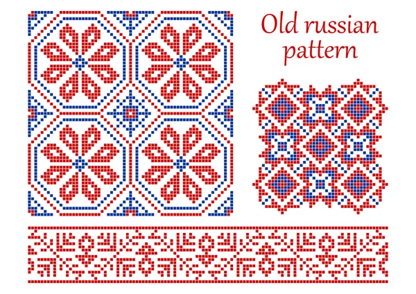 Старый русский шаблон — стоковый вектор