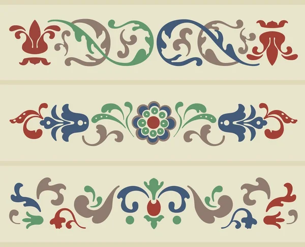 Традиционное российское украшение — стоковый вектор