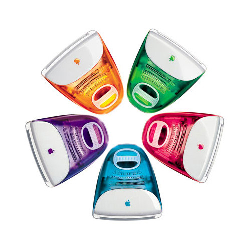 Разноцветные мониторы Эппл