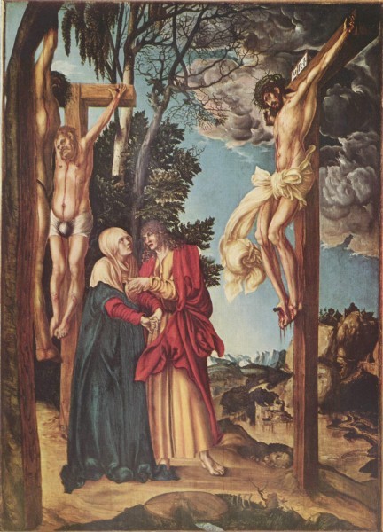 Лукас Кранах Старший. Распятие Христа. 1503 г.
